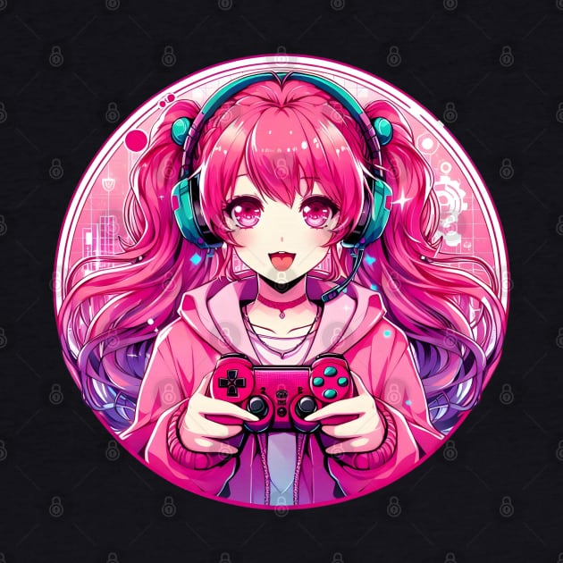 Gamer girl pinkish by Japanese Fever